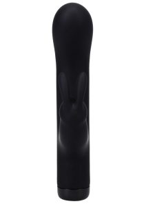 In a Bag Silicone Rechargeable Rabbit Vibrator - Black