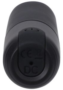 In a Bag Silicone Rechargeable Bullet Vibrator - Black