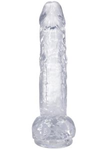 In a Bag Really Big Dick Dildo 10in - Clear