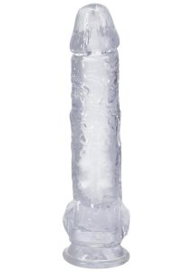 In a Bag Really Big Dick Dildo 10in - Clear