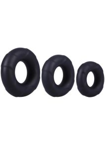 In a Bag Cock Ring Set - Black