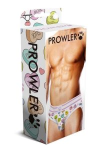 Prowler Candy Hearts Brief - XXL - White