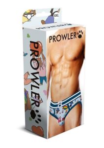 Prowler Bears with Hearts Brief - XXL - Blue