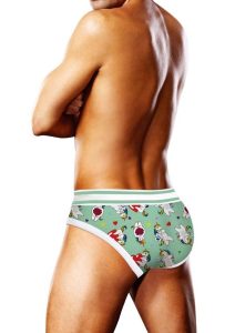 Prowler Unicorn Hearts Brief - XL - Green