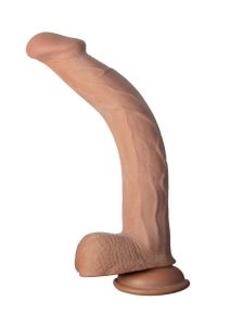 Realcocks Dual Layered Bendable Dildo 11in - Chocolate