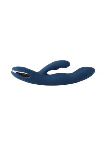 Svakom Aylin Silicone Vibrator - Blue/Silver