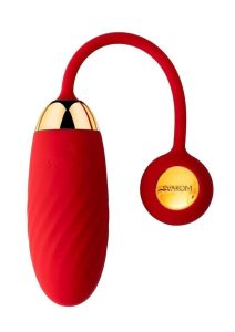 Svakom Ella Neo Silicone Interactive Bullet Vibrator - Red/Gold
