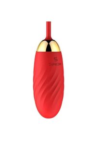 Svakom Ella Neo Silicone Interactive Bullet Vibrator - Red/Gold