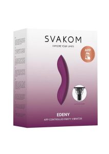 Svakom Edeny Interactive Silicone Clitoral Stimulator - Violet