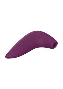Svakom Pulse Union App Compatible Silicone Suction Stimulator - Violet/Silver