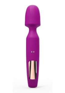 R-evolution Rechargeable Silicone Wand with Attachment - Sweet Orchid