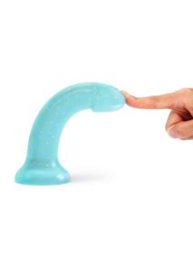 Love to Love Dildolls Nightfall Silicone Dildo - Teal/Gold