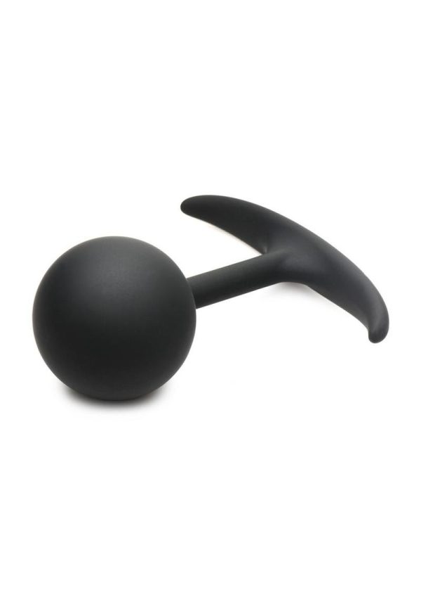 Heavy Hitters Comfort Plugs Premium Silicone Weighted Round 4.7in - Black