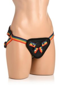 Strap U Ride the Rainbow Universal Strap-On Harness - Rainbow