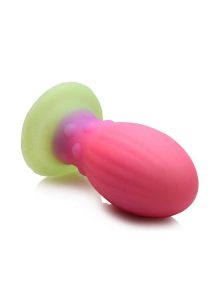 Creature Cocks Xeno Egg Glow in the Dark Silicone Egg - Pink/Green