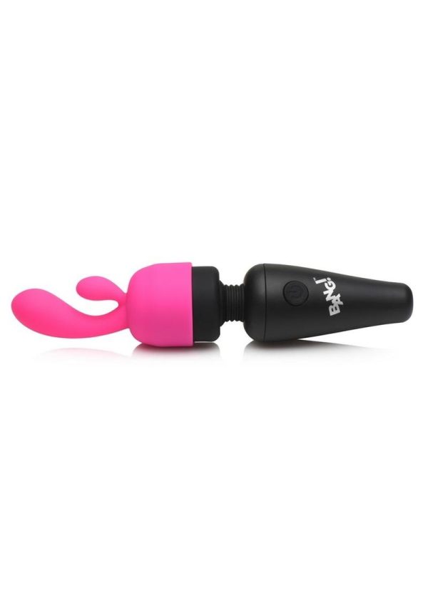 Bang! 10X Mini Wand Set Rechargeable Silicone Vibrator with 3 Attachments - Assorted Colors