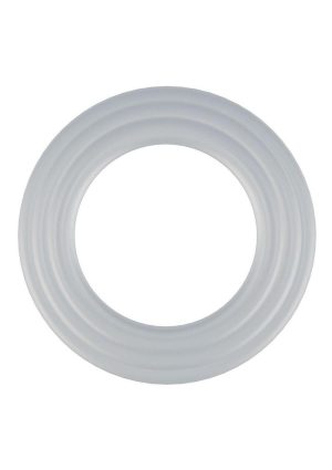 Rock Solid Perfect Present Silicone Cock Ring Holiday Edition (3 Pack) - Frost