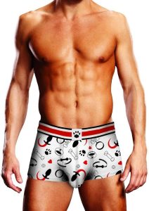Prowler Puppie Print Trunk - Large - White/Black