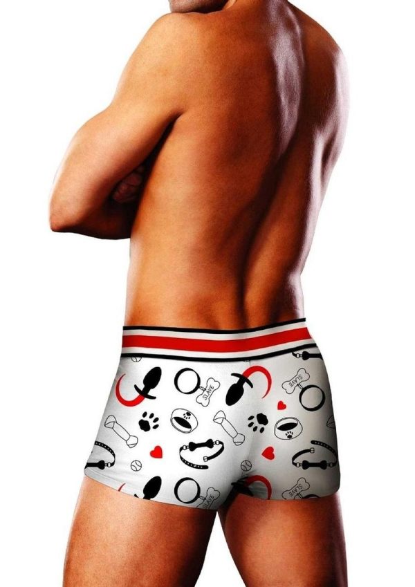 Prowler Puppie Print Trunk - Large - White/Black