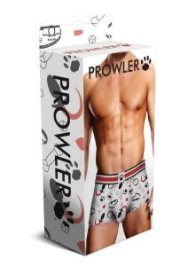 Prowler Puppie Print Trunk - XL - White/Black