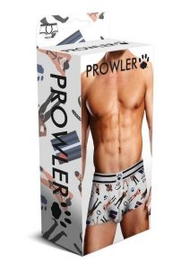 Prowler Leather Pride Trunk - Large - White/Black