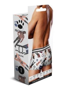 Prowler Leather Pride Trunk - Large - White/Black