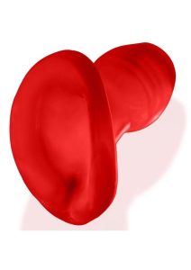 Glowhole 1 Hollow Buttplug with LED Insert - Small - Red Morph