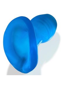 Glowhole 2 Hollow Buttplug with LED Insert - Large - Blue Morph