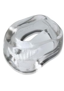 Big-D Shaft Grip Cock Ring - Clear