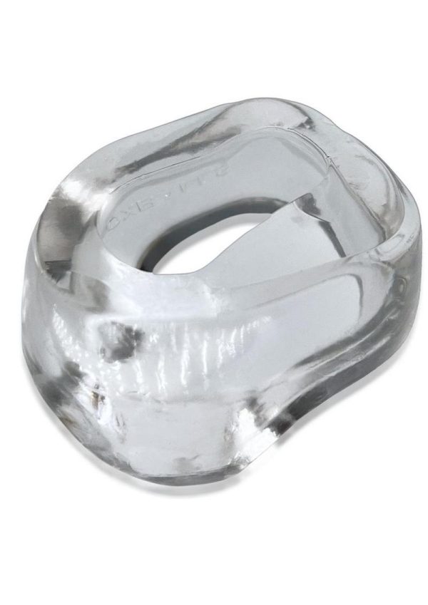 Big-D Shaft Grip Cock Ring - Clear