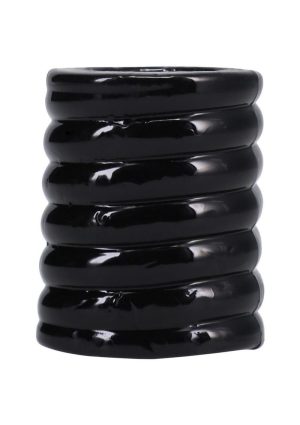 Rock Solid The Cage Textured Cock Cage - Black