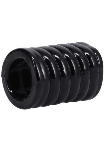 Rock Solid The Cage Textured Cock Cage - Black
