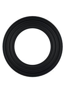 Rock Solid Tri-Pack Rubber Gasket Cock Ring - Black