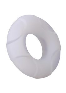 Rock Solid Lifesaver Silicone Cock Ring - White