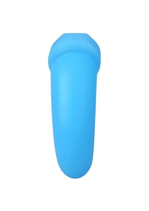 Rock Solid The Mega Ring Glow in the Dark Silicone Cock Ring - Blue
