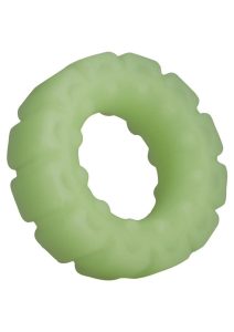 Rock Solid The Tire Silicone Glow in the Dark Cock Ring - Green