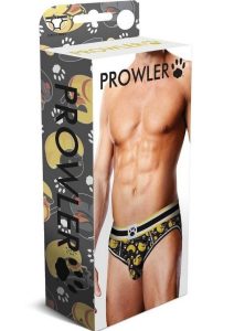 Prowler BDSM Rubber Ducks Open Brief - XXL - Black/Yellow