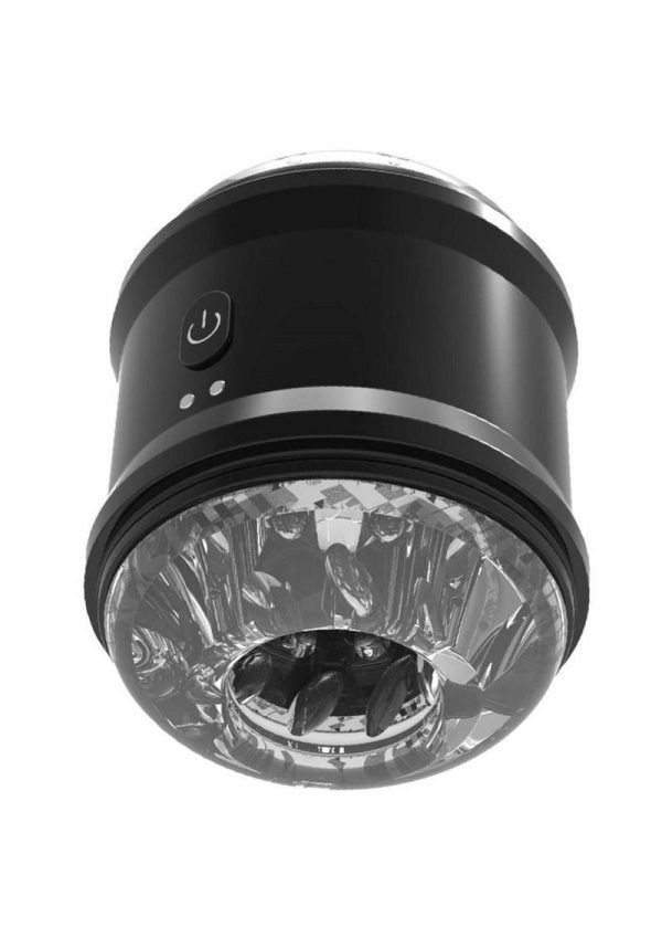 Dynamo Rechargeable Dual End Vibrating Masturbator Cup - Black