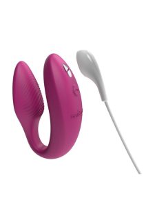 We-Vibe Sync 2 Rechargeable Silicone Couples Vibrator with Remote Control - Dusty Pink