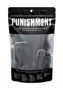 Punishment Bed Restraints (5 Piece Set) - Black