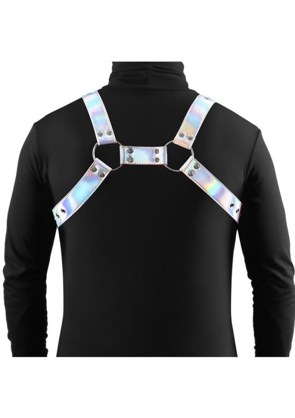 Cosmo Harness Rogue Chest Harness - Large/XLarge - Rainbow