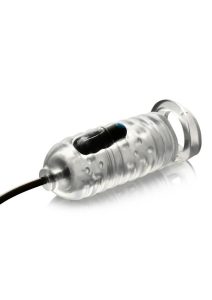 LoveBotz Milker TPE Masturbator with Ball Strap - Clear