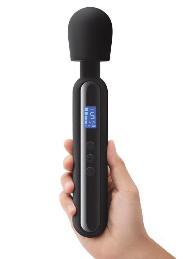 Bodywand Digi Rechargeable Silicone Massager - Black