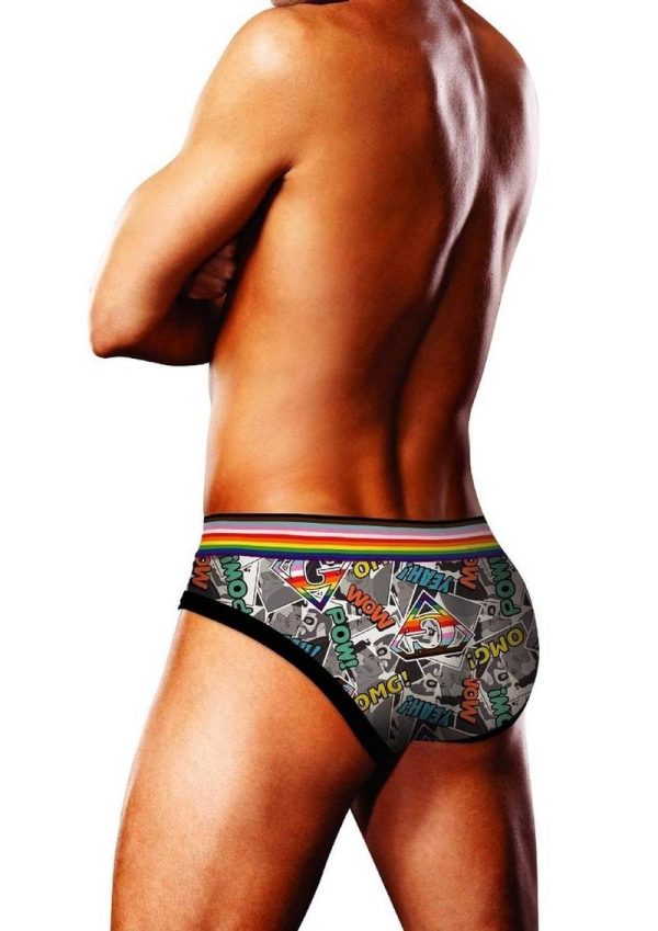 Prowler Comic Book Brief - Medium - Gray/Multicolor