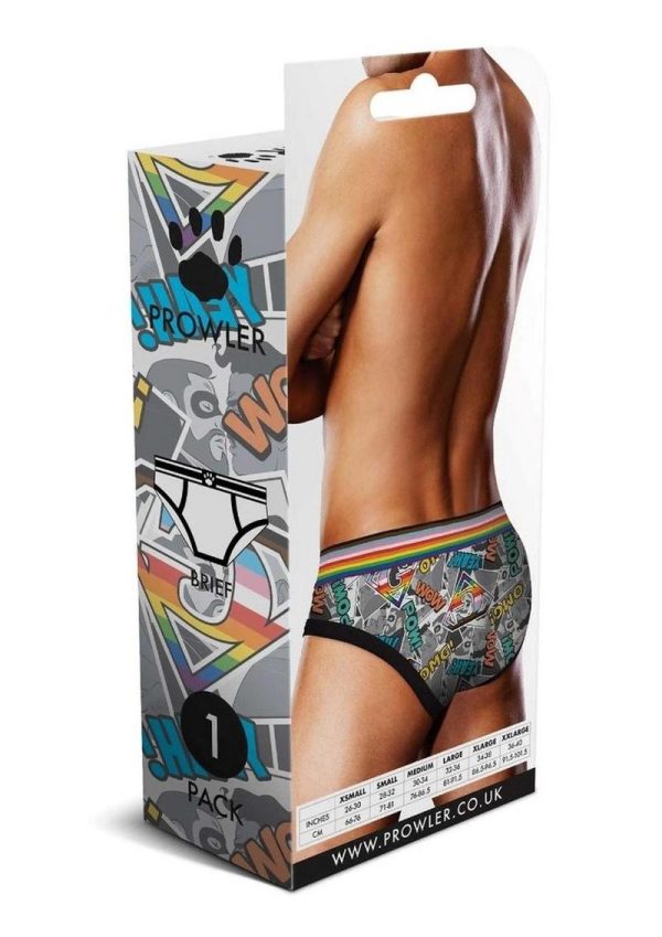Prowler Comic Book Brief - Medium - Gray/Multicolor