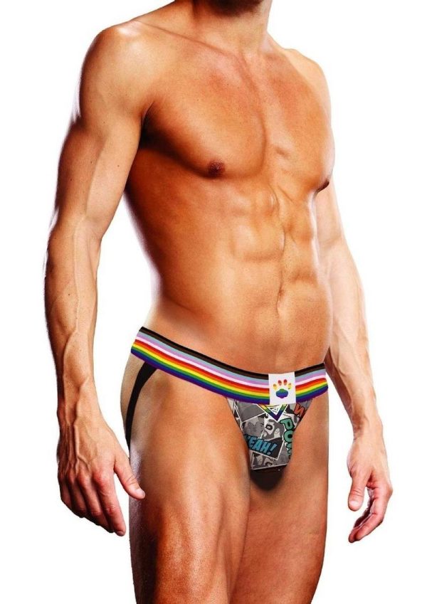Prowler Comic Book Jock - XXL - Gray/Multicolor