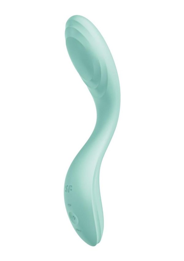 Satisfyer Rrrolling Pleasure Rechargeable Silicone Vibrator - Mint