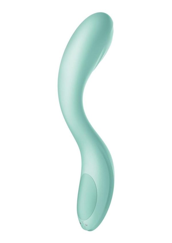 Satisfyer Rrrolling Pleasure Rechargeable Silicone Vibrator - Mint