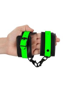 Ouch Ankle Cuffs Glow in the Dark - Green