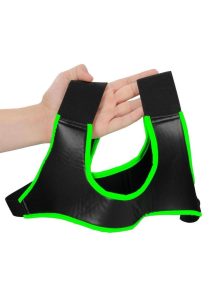 Ouch! Neoprene Harness Glow in the Dark - Large/XLarge - Green